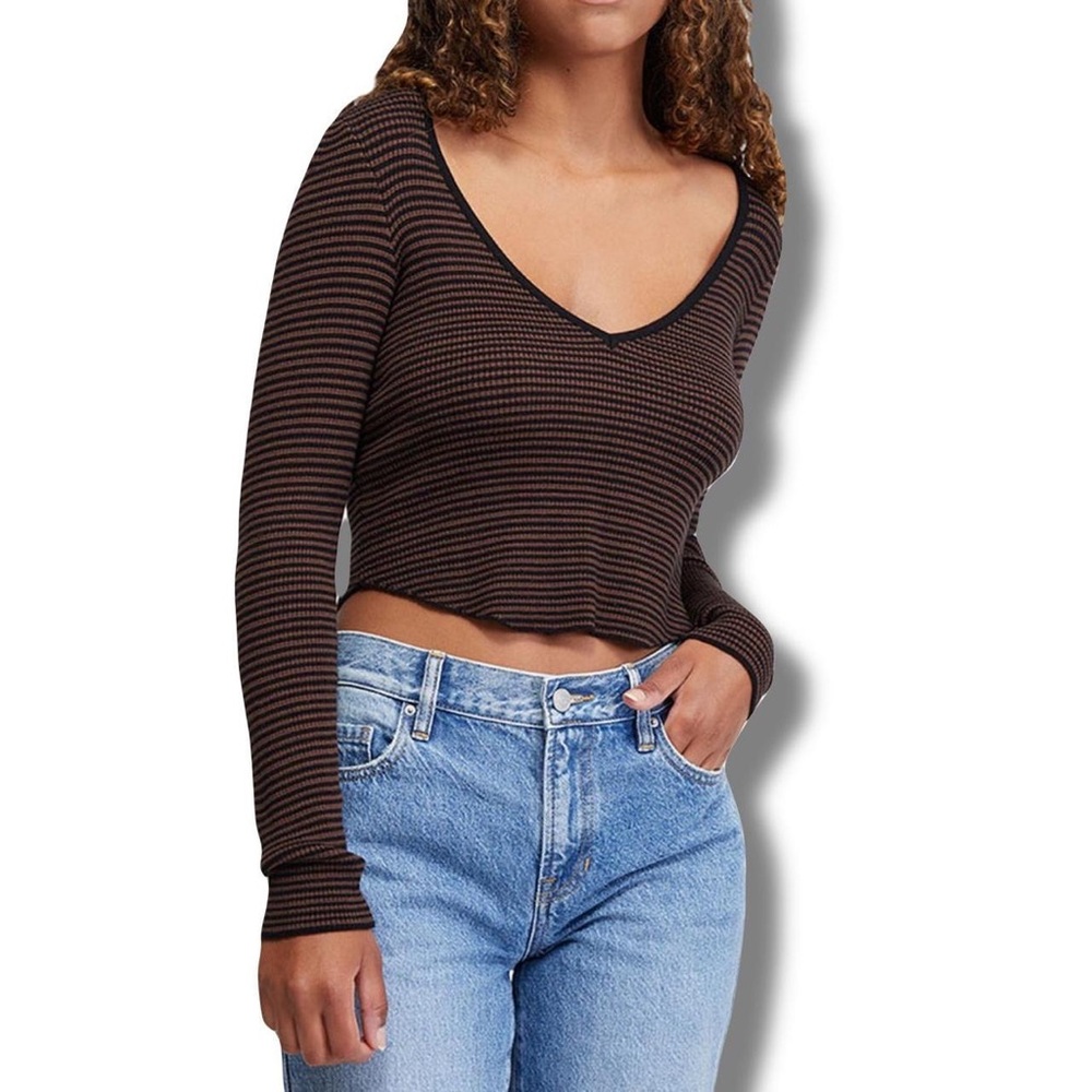 PacSun Long Sleeve Striped Top